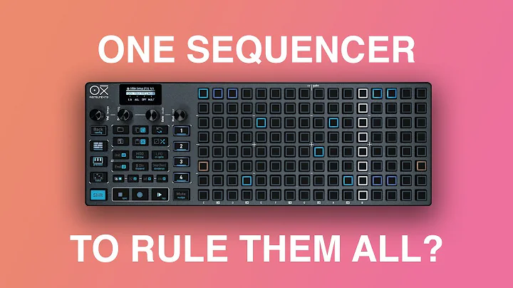 How I use my Oxi Instruments Oxi One Sequencer!