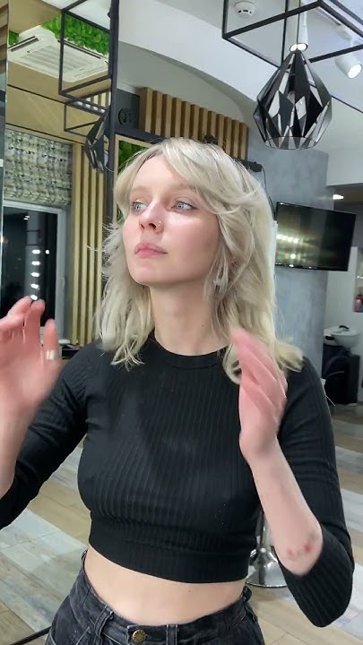 Женская стрижка шегги | Women's shaggy haircut - YouTube