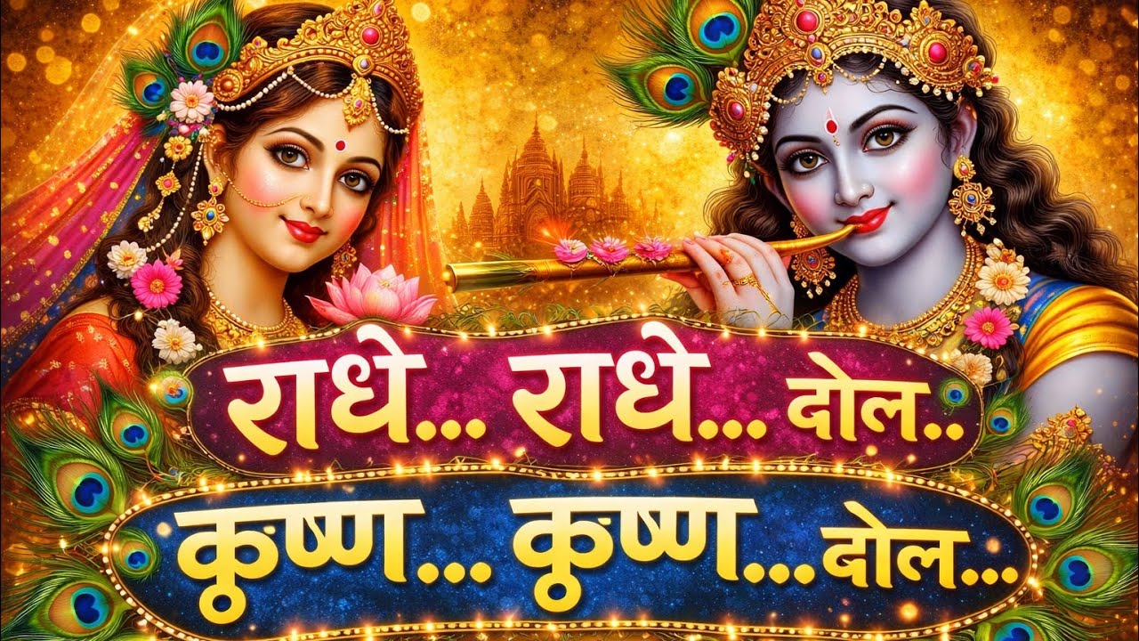 राधे… राधे… बोल | कृष्ण… कृष्ण… बोल | Radha Krishna Bhajan |  Kirtan | 