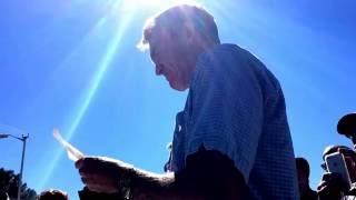 Brad Clement reads his own message from the late 60's.