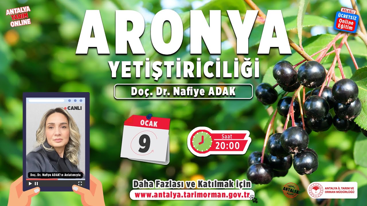 Aronya Yetiştiriciliği Doç.Dr.Nafiye Ünal ile