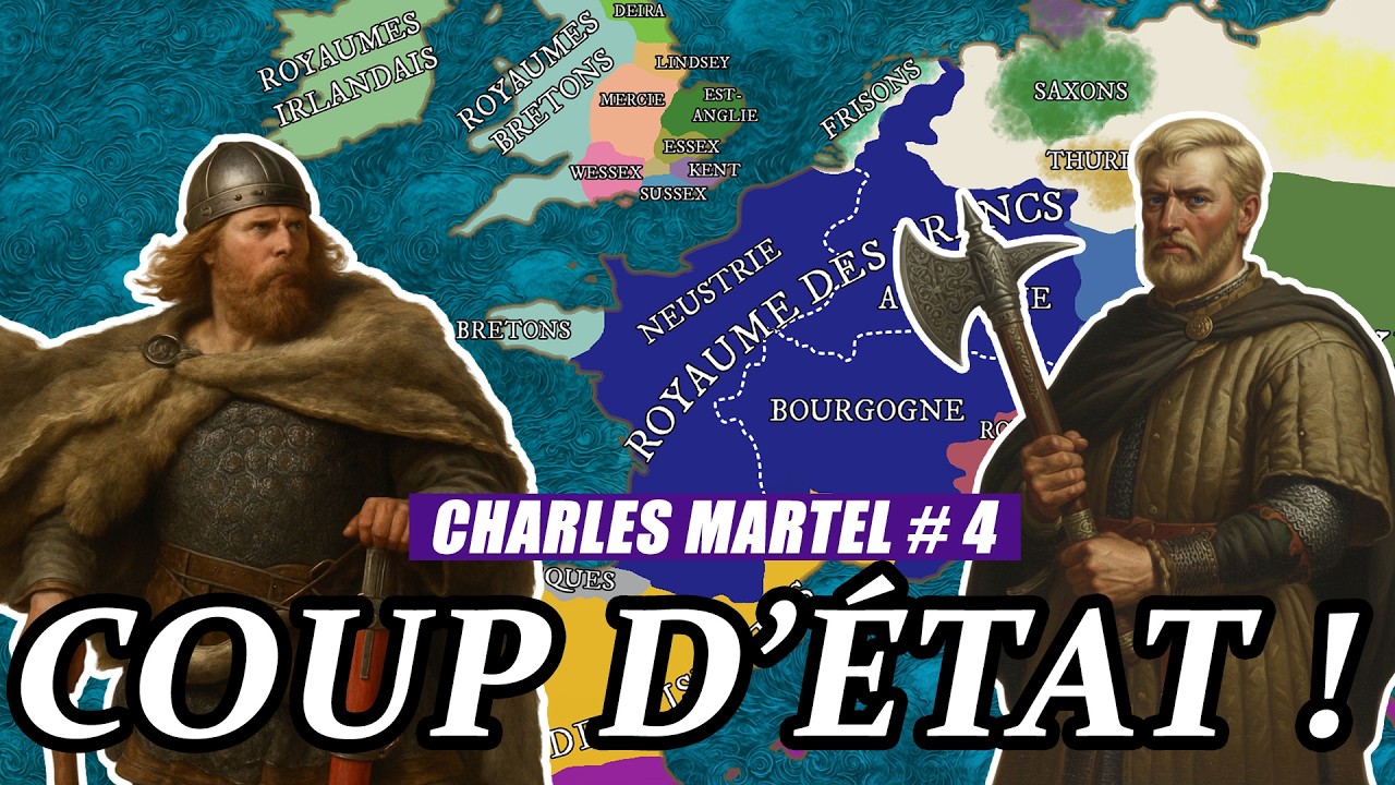 Coup d'état PIPPINIDE : la chute des MÉROVINGIENS - Charles Martel (4/8) - Documentaire