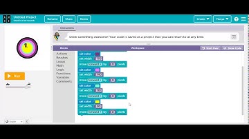 How to make a coulorful rainbow on Code.org threw Coding!!**Amazing**