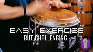 How To Make an Easy Exercise CHALLENGING on 1 Conga