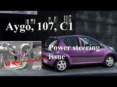 Faulty power steering - Aygo, Peugeot 107, Citroen C1 -  Omron relays G8QE 1A , C1552, C1554, C1555