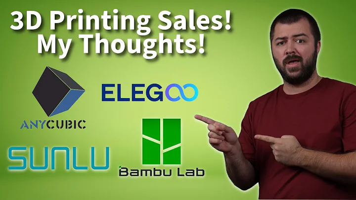 3D Printer Sales! Black Friday Deals And More! What I would do!