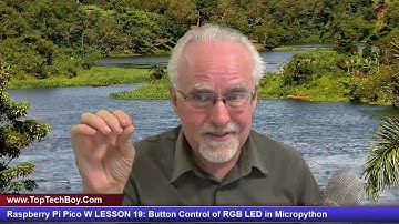 Raspberry Pi Pico W LESSON 19: Button Control of RGB LED in Micropython