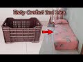 Easy crates bed idea  reuse of plastic crates