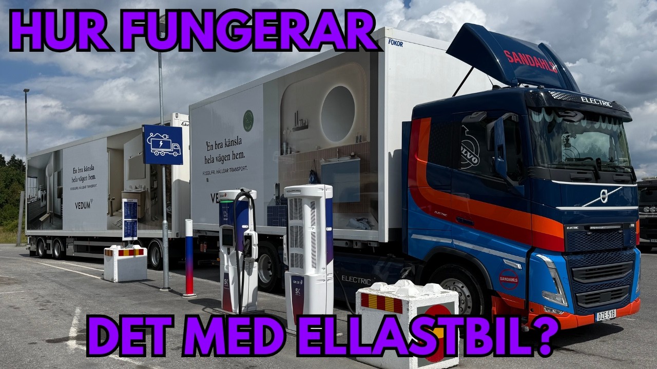 Under en arbetsdag fick jag följa med Jonas för att se hur det fungerar att köra ellastbil i verkligheten. Vi ser mycket rapporter och tester men sällan från den som faktiskt kör bilarna. Vi får höra Jonas berätta om hur vardagen ser ut, hur laddstopp planeras och jag passar på att prata lite om andelen ellastbilar i Sverige, som ligger efter marknader som t.ex. Tyskland och Nederländerna.Annons: Handla tillbehör på GreenCarGear: https://bit.ly/4uyX9PW
Annons: Köp din el- eller laddhybrid på Carla.se: https://bit.ly/4w1X7RQBli medlem på Elbilsmagasinet och få exklusiva förmåner:
https://www.youtube.com/channel/UC7jw9qD4gHVaAHjAsnU0xhQ/join-- Bra länkar --
Stöd mig på flera sätt: https://elbilsmagasinet.se/stod-mig/
Guide: Välj rätt laddbox: https://elbilsmagasinet.se/guide-valj-ratt-laddbox/
Räckviddstabell (90km/h nya): https://docs.google.com/spreadsheets/d/e/2PACX-1vRXXz8ms679SmXa-XdezRWeA_cfd9-RGYIPdhOhs9LKBrr9_xA0sTZ9bBUB_5eOTbyRGCwwaY5SZ-NM/pubhtml
Räckviddstabell (120 km/h): https://docs.google.com/spreadsheets/d/e/2PACX-1vSbCxvZrc2MW-tM4z2OmvkVHDTn9fX4-jR4R5qN8M3mYpB9-7iPB3W4QdjJ3rtUAnyZzlleAKW5ENhh/pubhtmlJag använder appen Car Scanner och en ODB2-dongel för att läsa ur information från bilen. Se länk till ODB2-dongel nedan.-- Sponsrade länkar --
OBD2-dongel jag använder: https://amzn.to/49JL8gG
Beställ laddbox hos Laddboxbolaget: https://elbils.guide/laddboxbolaget
Beställ laddbox och tillbehör hos Laddstoppet: https://elbils.guide/laddstoppet
Beställ Tibber elavtal med timdebitering: https://elbils.guide/tibber
Värdera och sälj din bil hos Carla: https://carla.se
Beställ däck och fälg hos Svenska Gummihuset: https://elbils.guide/gummihuset
Beställ Storytel för att lyssna på ljudböcker: https://elbils.guide/storytel-yt