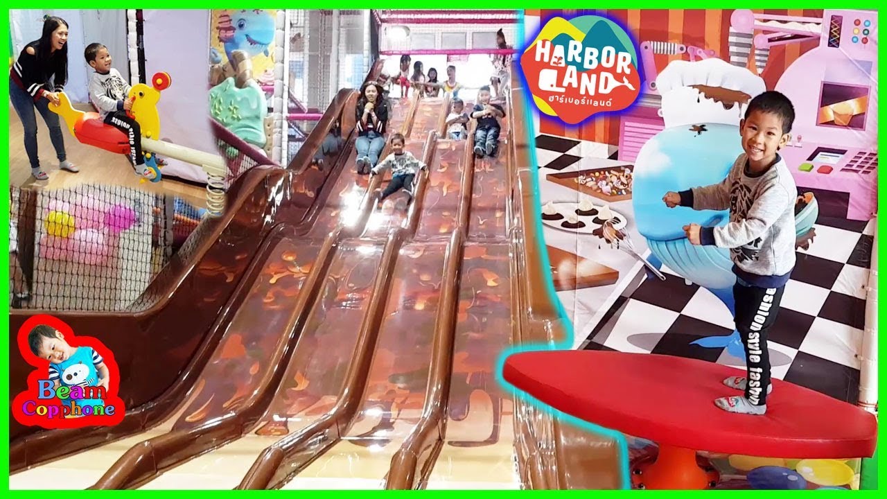 น้องบีม | สไลเดอร์ช็อกโกแลต เล่นสวนสนุก HarborLand เกตเวย์บางซื่อ