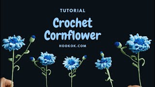 Crochet Cornflower - Paid Tutorial