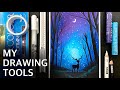 Oil pastel tools/step by step/for beginner 나의 오일파스텔 도구들