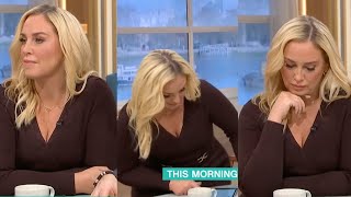 Josie Gibson Cleavage In Brown Dress - This Morning 1112024
