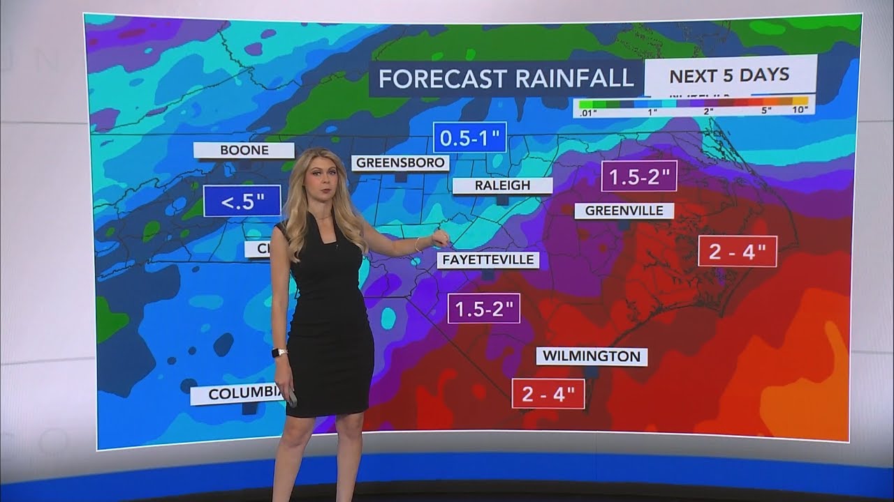 WRAL Weather Alert Day | Soaking widespread rain on Thursday from the Atlantic