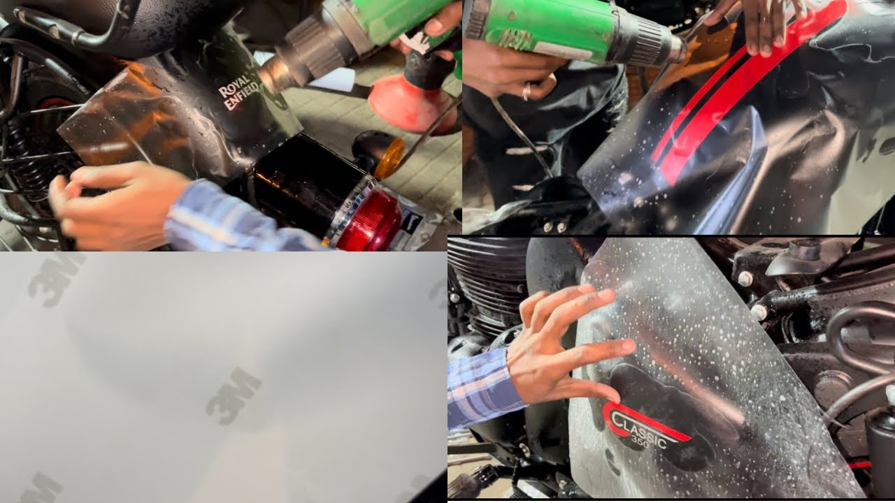 Royal Enfield Classic 350 3M LaminationPPF Classic 350 Modifications
