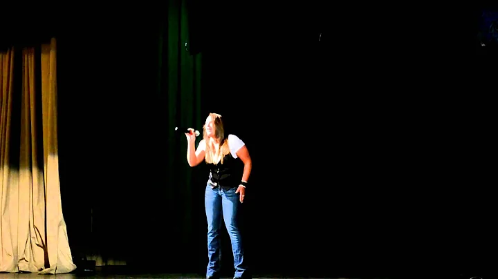 Olivia Lyons performing Broken Wing