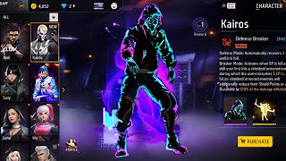 KAIROS CHARACTER 😱 NEW 🤯 MYSTERY BUNDLE ✅ CLAIM BOOYAH PASS 🤑 BUY 700.000 DIAMONDS 💎 FREE FIRE 🔥🔥