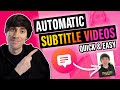 Add subtitles to in minutes easy