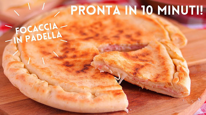 FOCACCIA RIPIENA ISTANTANEA Pronta in 10 minuti! Ricetta di Lorenzo