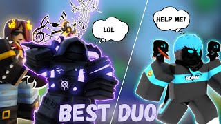 Dominating in Doubles with @ImThirdy with Melody & Barbarian Kit | Roblox Bedwars