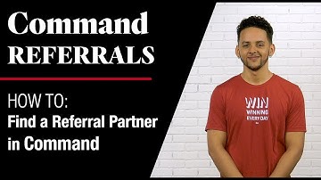 Command Referrals - How To Find a Referral Partner in Command