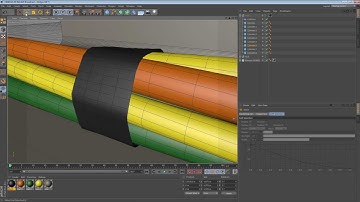 Ten Minute Tip - Taping Cables Together with the Collision Deformer in Cinema 4D