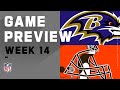 Baltimore Ravens vs. Cleveland Browns | Week 14 NFL Game Preview