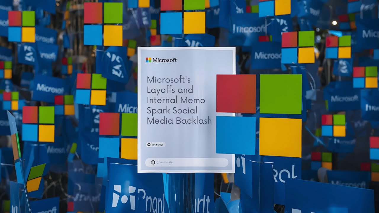 Mass Layoffs at Microsoft No Severance, Immediate Terminations! YouTube