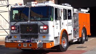 Baltimore City Fire Department BRAND NEW Engine 23 Responding 5/7/25
