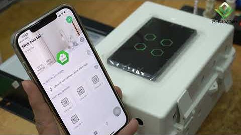 HD - đấu dây và cấu hình Bộ Cầu Thang Điều Khiển Qua App