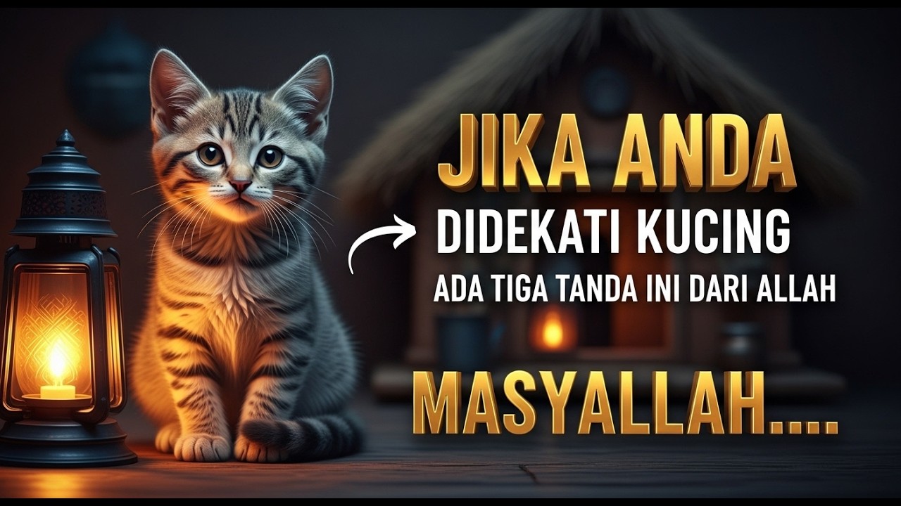 Jika Anda Didekati Kucing, Ada 3 Pertanda ini Dari Allah | Masyaallah....!