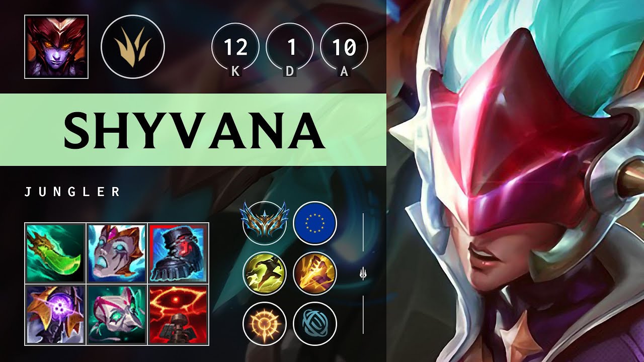 Shyvana Jungle vs Vi - EUW Challenger Patch 25.21