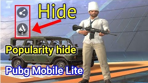 how to hide popularity in pubg lite |pubg lite popularity hide