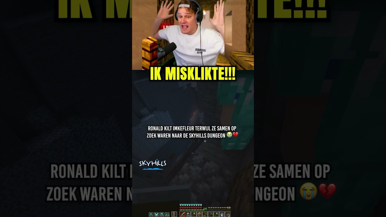 imkefleur is dood gegaan 💔 #imkefleur #minecraft #creatorsmp #jordystorm #ronaldvledderimke #shorts