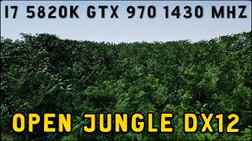 Unreal Engine 4 - Open Jungle DX12 i7 5820K GTX 970