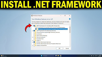 How To Install .NET Framework 2 0, 3.0 and 3.5 in Windows 11