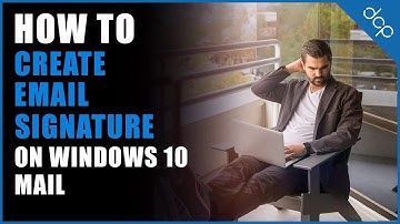Window 10 mail email signature tutorial