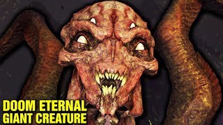 DOOM ETERNAL LORE - GIANT CREATURE ON URDAK - WHO IS THE FIRST KHAN MAYKR?