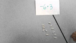 Multiplying Integers using tiles 1 (CLICK)