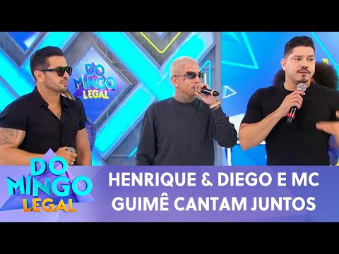 Henrique & Diego e Mc Guimê cantam juntos e falam do sucesso de Suíte 14 | Domingo Legal (24/03/24)