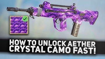 How to Unlock Aether Crystal Camo on All Weapons in Undead Siege FAST! (In-Depth CODM Zombies Guide)