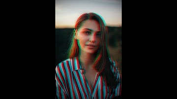 How to create 3D glasses effect (cellophane effect) in PS  | 3D effect in Photoshop less than 2 min