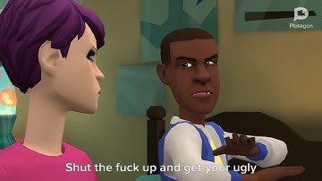 Scott (Plotagon) slaps Joshua The Plotagon fan