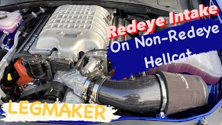LEGMAKER Intake: Redeye Intake on 2021 Charger Hellcat (Non-Redeye) #hellcat #redeye #legmaker