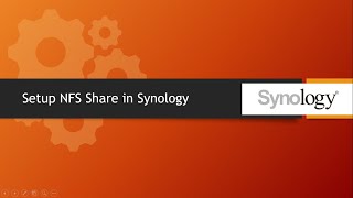 Chapter 6- How to Setup NFS Share in Synology and Access from Linux OS