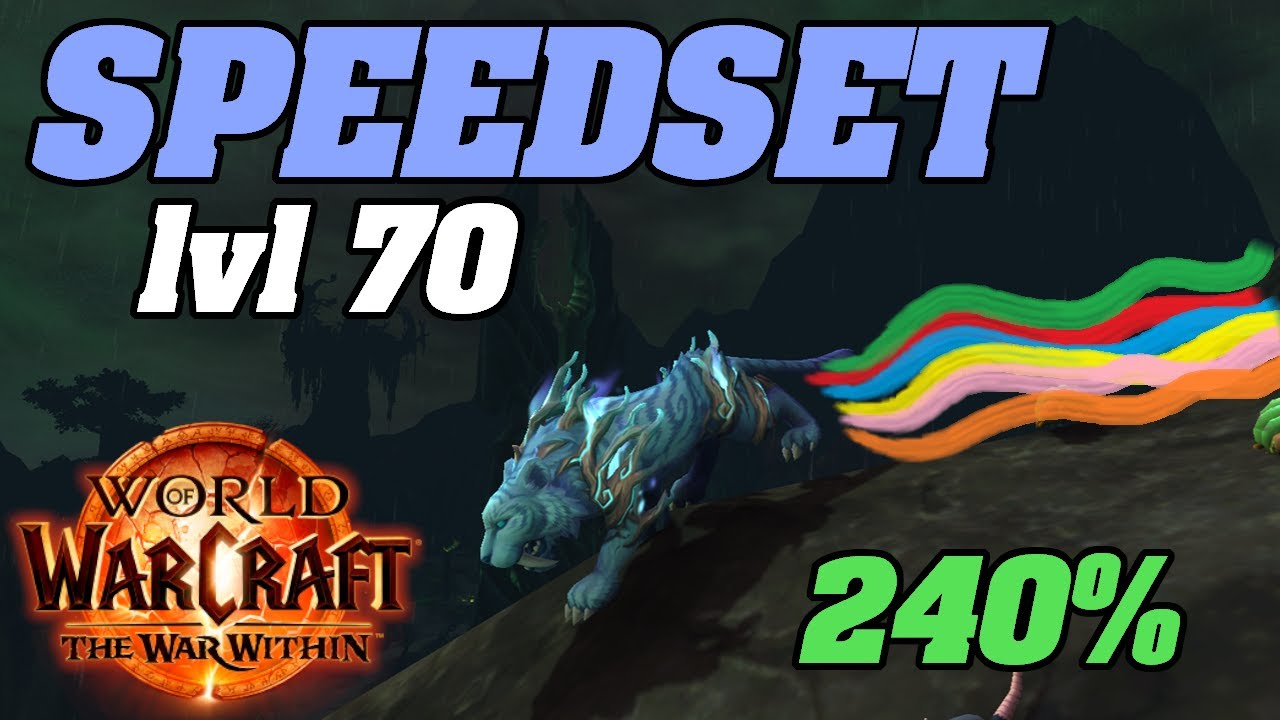 How To Build lvl 70 Speedset | The War Within - YouTube