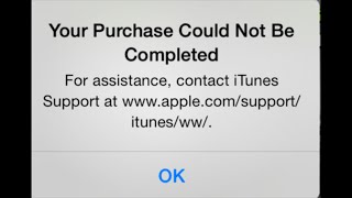iPhone say your purchase could not be completed in app purchase app store issue. screenshot 5