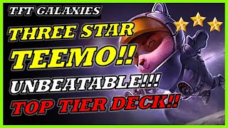 THREE STAR TEEMO!! TOP TIER TEEMO CARRY!!⭐⭐⭐ |TFT SET 3.5|Teamfight Tactics Galaxies|TFT Galaxies