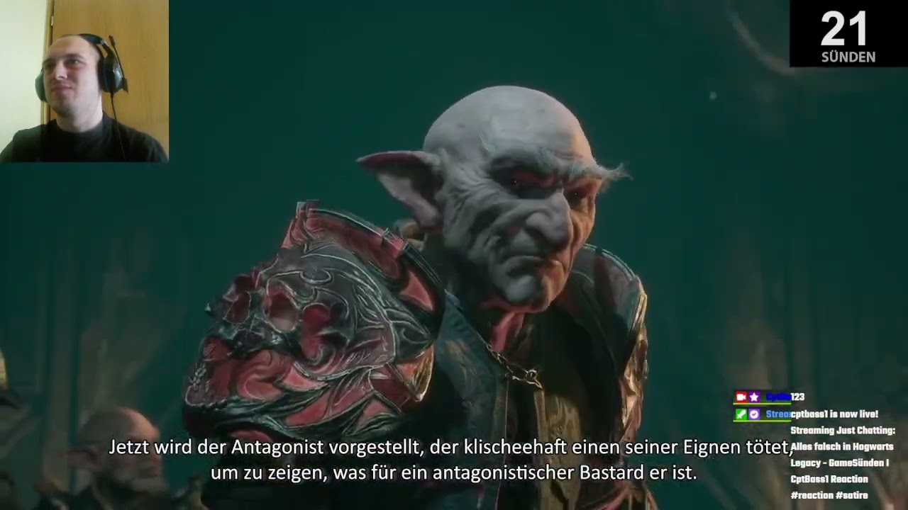 Alles falsch in Hogwarts Legacy - GameSünden I CptBass1 Reaction #reaction #satire