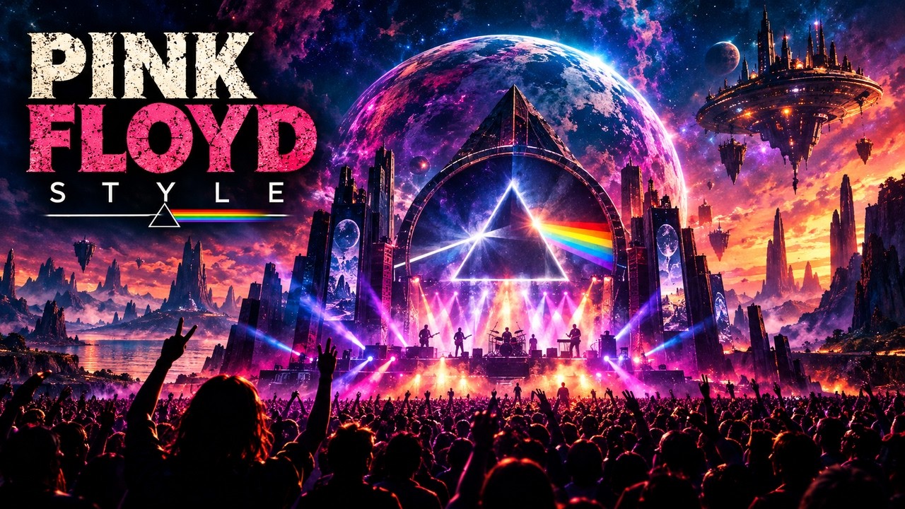 #7 Pink Floyd Style | Echoes of a Distant Dream | Atmospheric Rock 🌌 ...